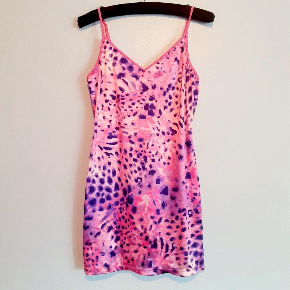 Frederick's of Hollywood Leopard Slip Dress
